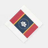 ミシシッピ州新州旗 スタンダードランチョンナプキン (角)