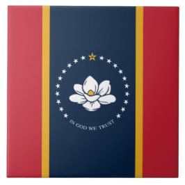 ミシシッピ州新州旗 タイル