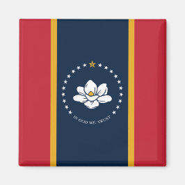 ミシシッピ州新州旗 マグネット