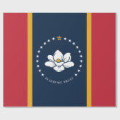 ミシシッピ州新州旗 ラッピングペーパー (フラット)