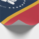 ミシシッピ州新州旗 ラッピングペーパー (角)