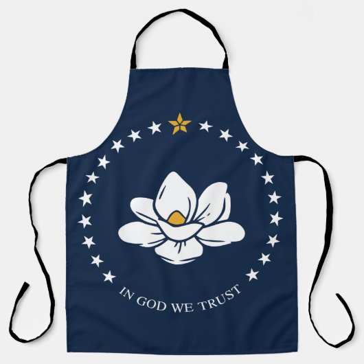 ミシシッピ州旗2020新 エプロン (正面)