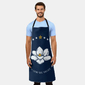 ミシシッピ州旗2020新 エプロン (着用した状態)