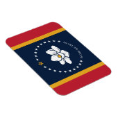 ミシシッピ州旗2020新 マグネット (右側)