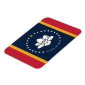 ミシシッピ州旗2020新 マグネット (左側)