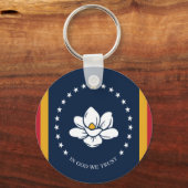 ミシシッピ州旗 キーホルダー (正面)