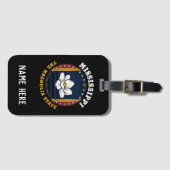 ミシシッピ州旗 ラゲッジタグ (正面横)