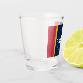 ミシシッピ州旗 – 新マグノリア州旗 ショットグラス (左)