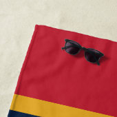 ミシシッピ州旗 – 新マグノリア州旗 ビーチタオル (インサイチュ)