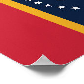 ミシシッピ州旗(2020年新) ポスター (角)