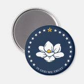 ミシシッピ州旗（2020年） マグネット (正面/裏面)