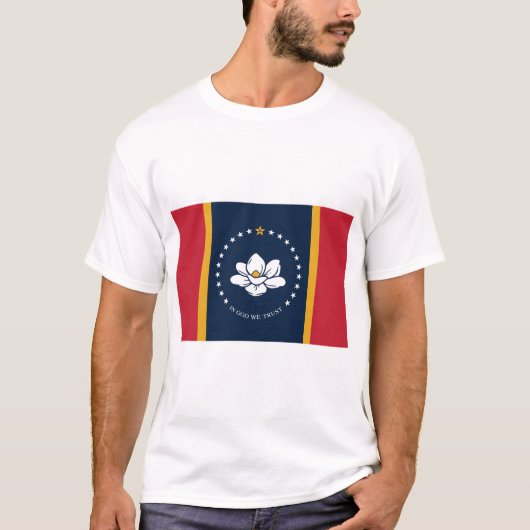 ミシシッピ州旗 Tシャツ (正面)