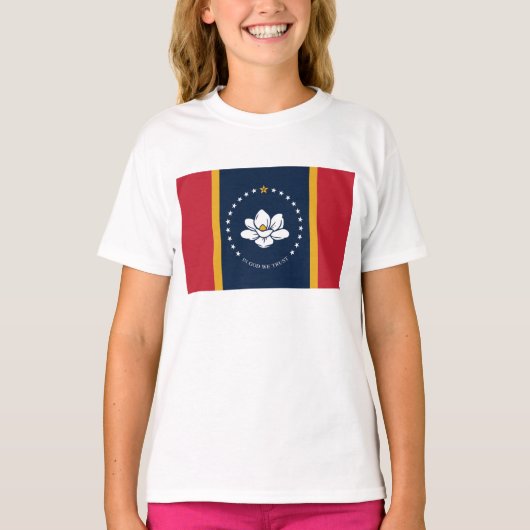 ミシシッピ州旗 Tシャツ (正面)