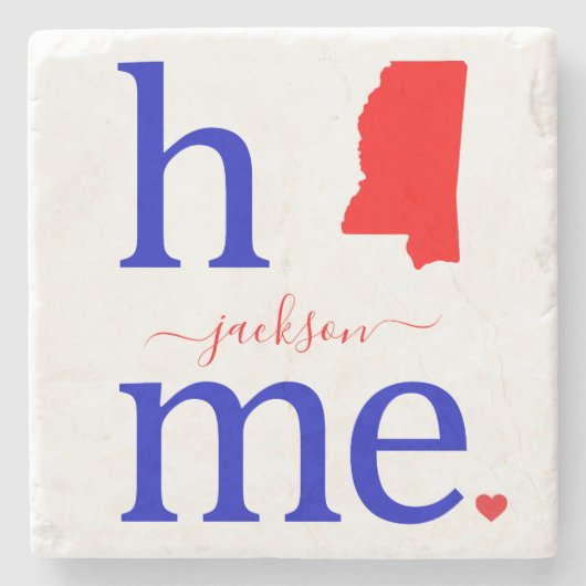 ミシシッピ州石コースター ストーンコースター (正面)