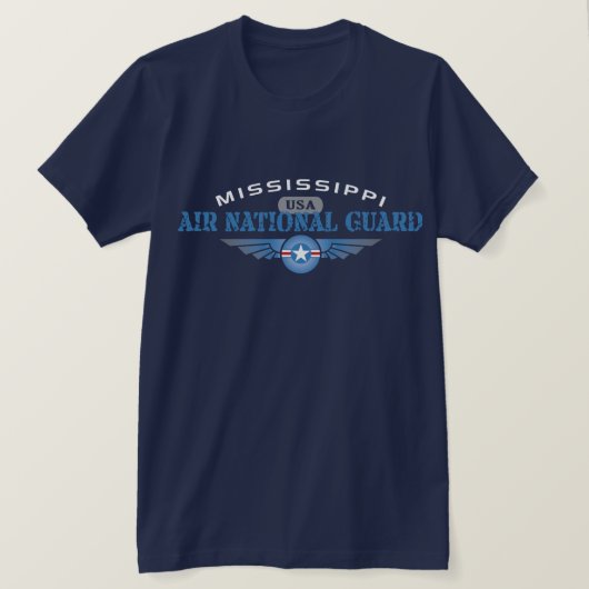 ミシシッピ州航空隊 Tシャツ (デザイン正面)