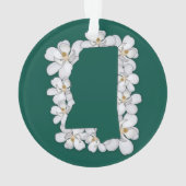 ミシシッピ州花 オーナメント (裏面)