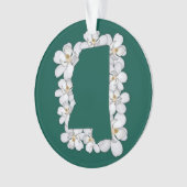 ミシシッピ州花 オーナメント (正面)