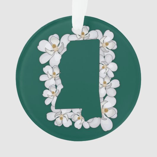 ミシシッピ州花 オーナメント (正面)