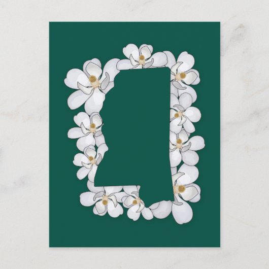 ミシシッピ州花 ポストカード (正面)