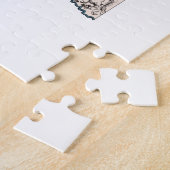 ミシシッピ州輪郭形状のヴィンテージ写真マップ ジグソーパズル (側面)