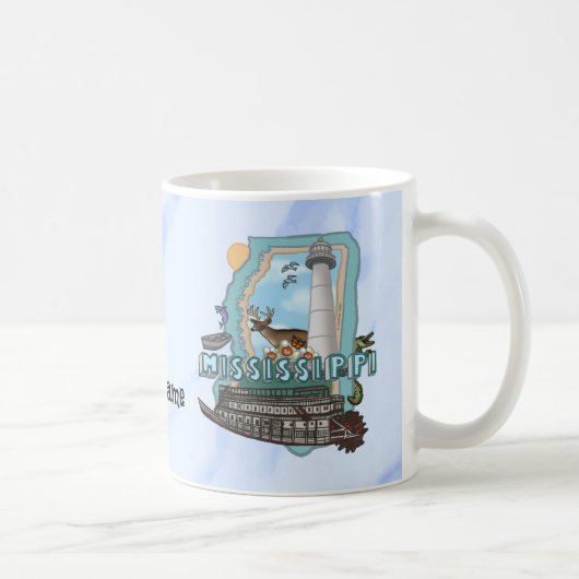 ミシシッピ州 コーヒーマグカップ (右)