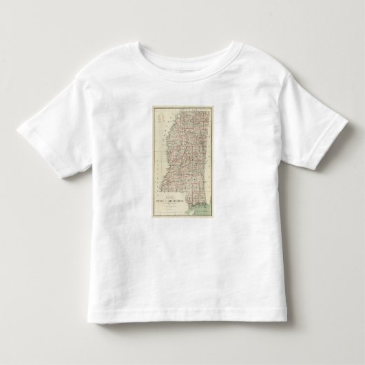 ミシシッピ州 トドラーTシャツ (正面)