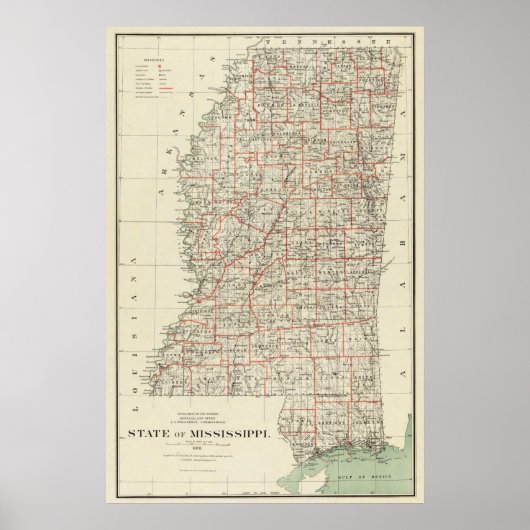 ミシシッピ州 ポスター (正面)