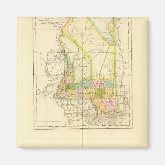 ミシシッピ州 マグネット (正面)