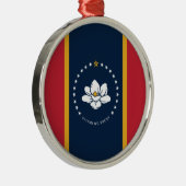 ミシシッピ紀セラミックオーナメント新州旗 メタルオーナメント (右)