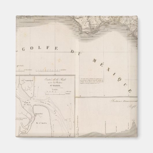 ミシシッピ運河デルタ マグネット (正面)