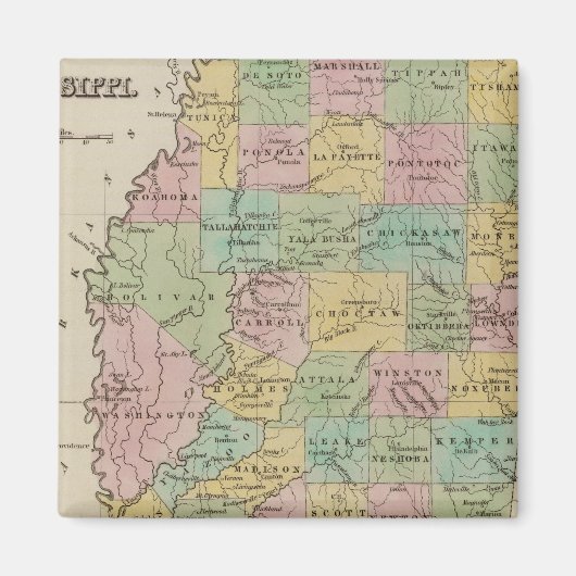 ミシシッピ11 マグネット (正面)
