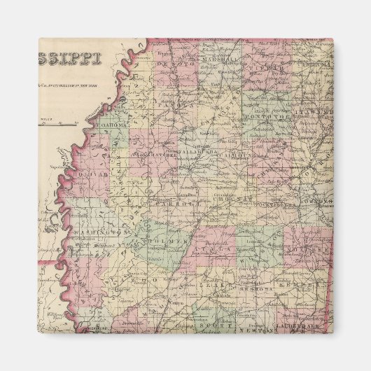 ミシシッピ3 マグネット (正面)