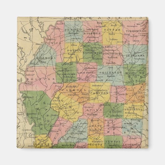 ミシシッピ6 マグネット (正面)