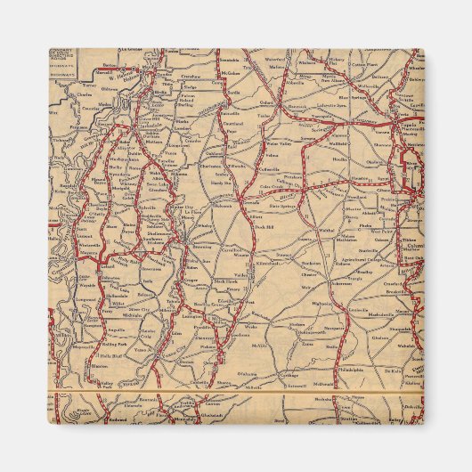 ミシシッピ6 マグネット (正面)