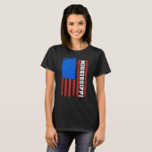 ミシシッピ アメリカ合衆国旗 Tシャツ (正面フル)