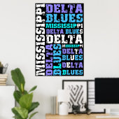 ミシシッピ・デルタ・ブルース ポスター (ホームオフィス)