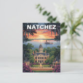 ミシシッピ・ナチェズ旅行 ポストカード (スタンド正面)