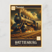 ミシシッピ・ハティースバーグ |ヴィンテージ ポストカード (正面)