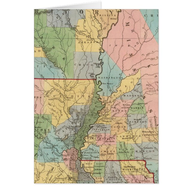 ミシシッピ、ルイジアナ、アーカンソー (正面)