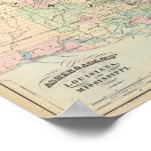 ミシシッピ，ルイジアナ ポスター (角)