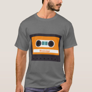 ミシシッピ レトロカセット オーバーサイズ Tシャツ