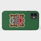 ミシスコイ西部アベナキ国旗 Case-Mate iPhoneケース (裏面(横))