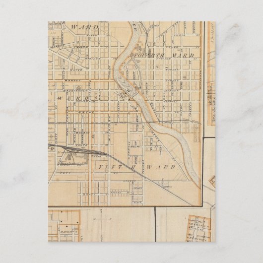 ミシャワカによるサウスベンドの計画 ポストカード (正面)