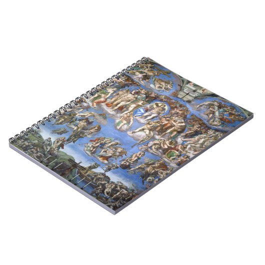 ミシュランによるシスティーナ礼拝堂の最後の審判 ノートブック (左側)