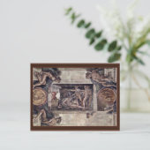 ミシュランによる酔っ払いノアの恥と嘲笑 ポストカード (スタンド正面)