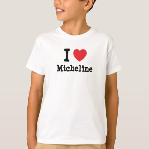 ミシュラン·ハートTシャツが好き Tシャツ