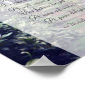 ミシュレ・イスタニッシュによる狭い道~の詩 ポスター (角)