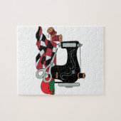 ミシンおよびキルト ジグソーパズル (横)