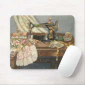 ミシンおよび服 マウスパッド (マウス)