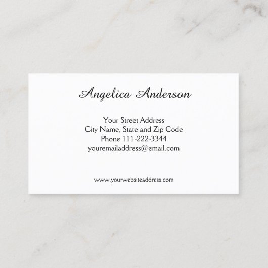 ミシンの名刺 名刺 (裏面)